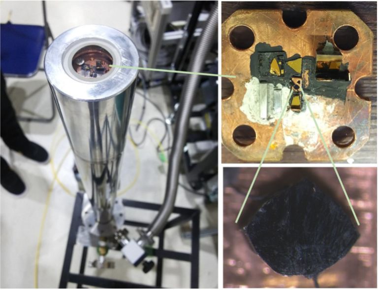 البلورة التي عمل العلماء على دراستها (الفريق البحثي)