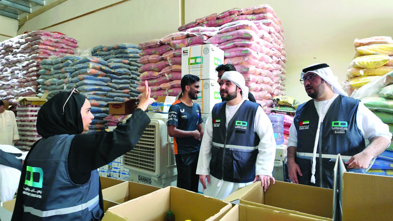 «دبي الخيرية» تشارك في دعم العائلات المتضررة والنازحة في غزة