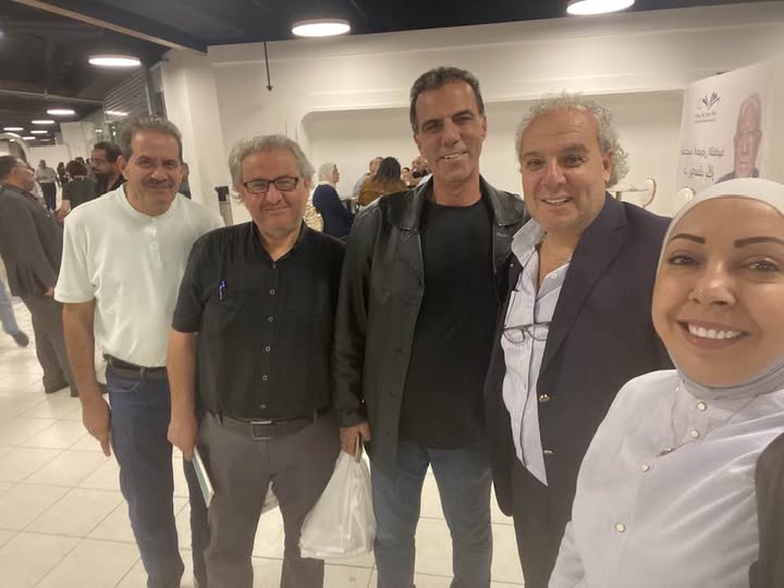 أماني سليمان داود بصحبة الروائي زياد خداش وأحمد أبوسليم ونبيل عبدالكريم ومحمد عبيدالله