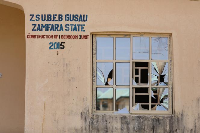 التدريب على كلية للفتيات ، في Jangebe ، في ولاية زامفارا النيجيرية ، في فبراير 2021.