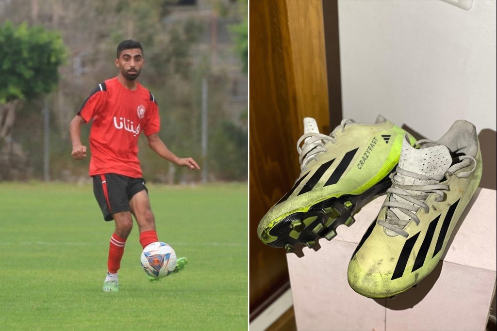 لاعب من غزة يعرض حذاءه للبيع وآخر يتخلى عن ثلاجته لإطعام أطفاله