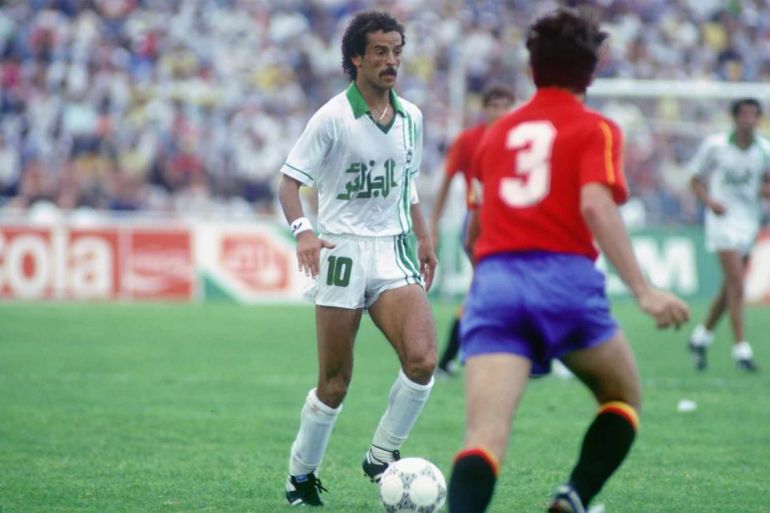 لخضر بلومي في مونديال 1986