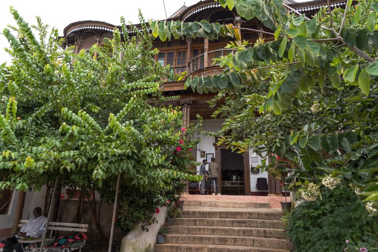 A view of Sherif’s museum, in the old residence of Haile Selassie’s father, once governor of Harar [Jaclynn Ashly/Al Jazeera]
