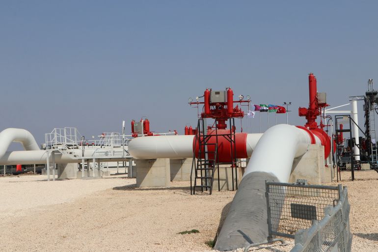 Kilis’te Türkiye-Suriye Doğal Gaz Boru Hattı açılış töreni gerçekleştirildi.