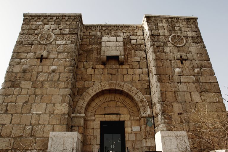 UNSPECIFIED - MAY 23: Syria - Damascus. Ancient city. UNESCO World Heritage List, 1979. Roman Bab Kisan city gate (Photo by DEA / C. SAPPA/De Agostini via Getty Images)