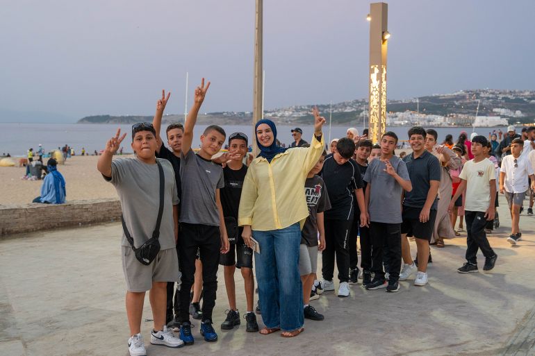 _المؤطرة سارة عمورة الى جانب أطفال القدس