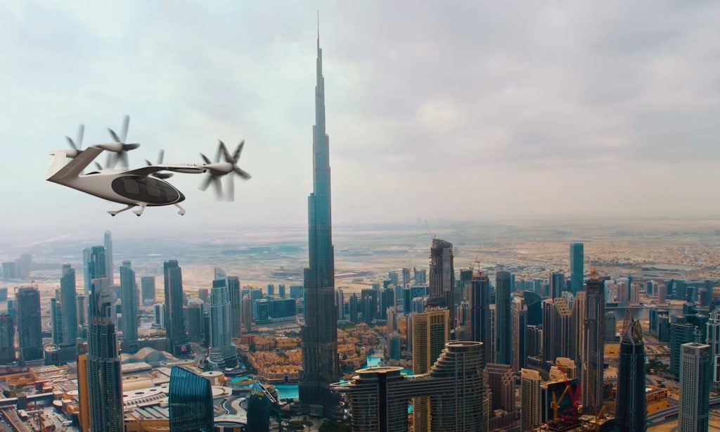 التاكسي الطائر في دبي.. 10 دقائق من المطار إلى نخلة جميرا