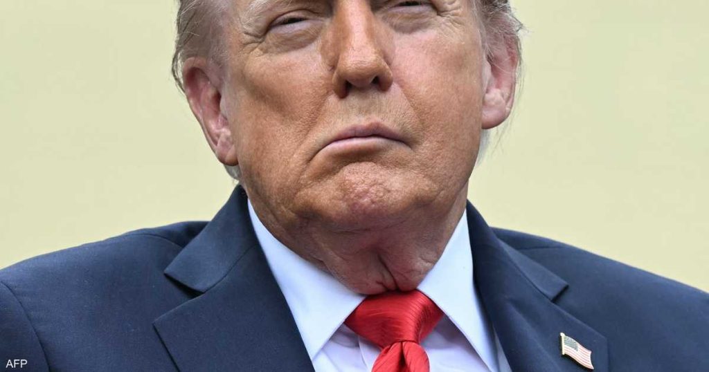 ترامب يظهر بوجه غير مألوف.. تكهنات بشأن صحة الرئيس