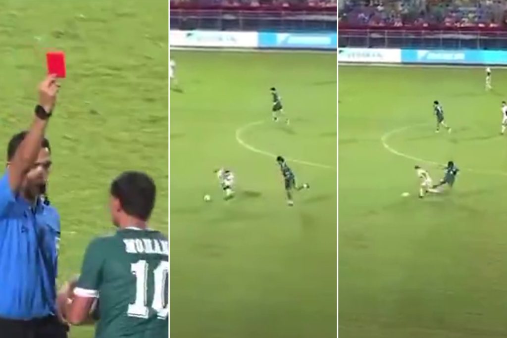 شاهد.. تدخل العراقي مهند علي العنيف ضد “ميسي” تايلند | رياضة