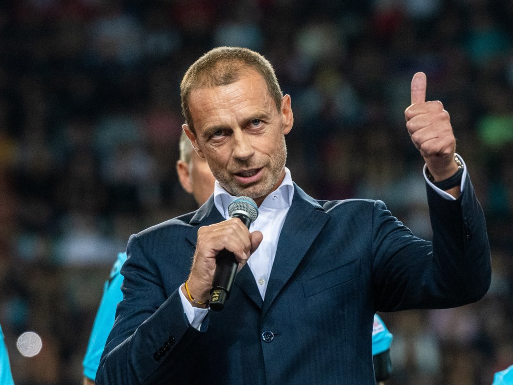 رئيس يويفا يحسم موقفه بشأن استبعاد إسرائيل من البطولات بسبب عدوانها على غزة