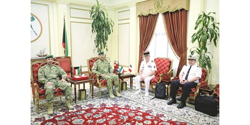 وكيل الحرس الوطني بحث مع الملحق العسكري الفرنسي القضايا المشتركة