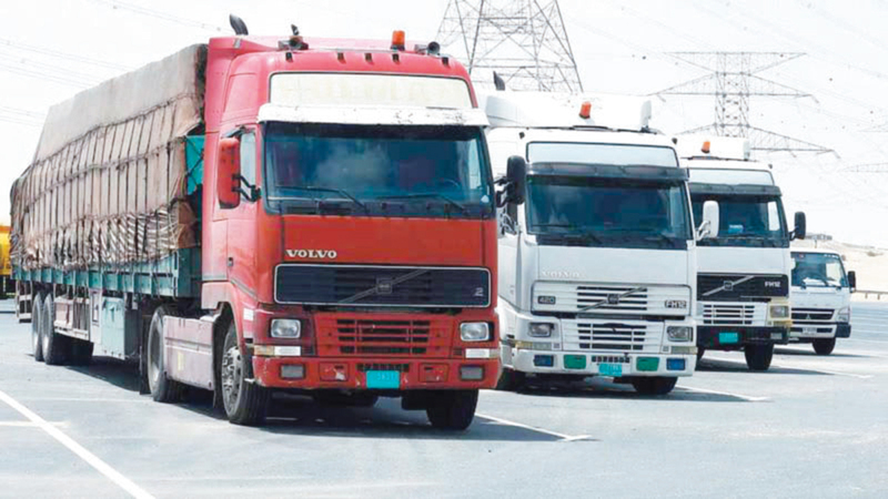 8 مواقف بالمناطق الصناعية في الفجيرة لتنظيم حركة الشاحنات