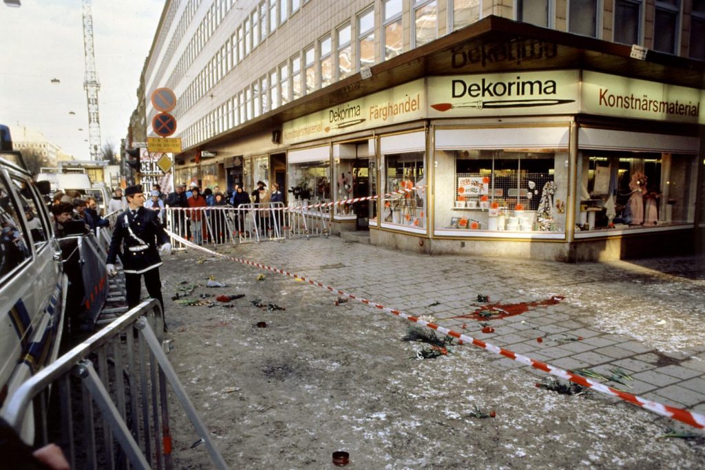 وفي السويد، تمت تبرئة القاتل المزعوم لأولوف بالمه