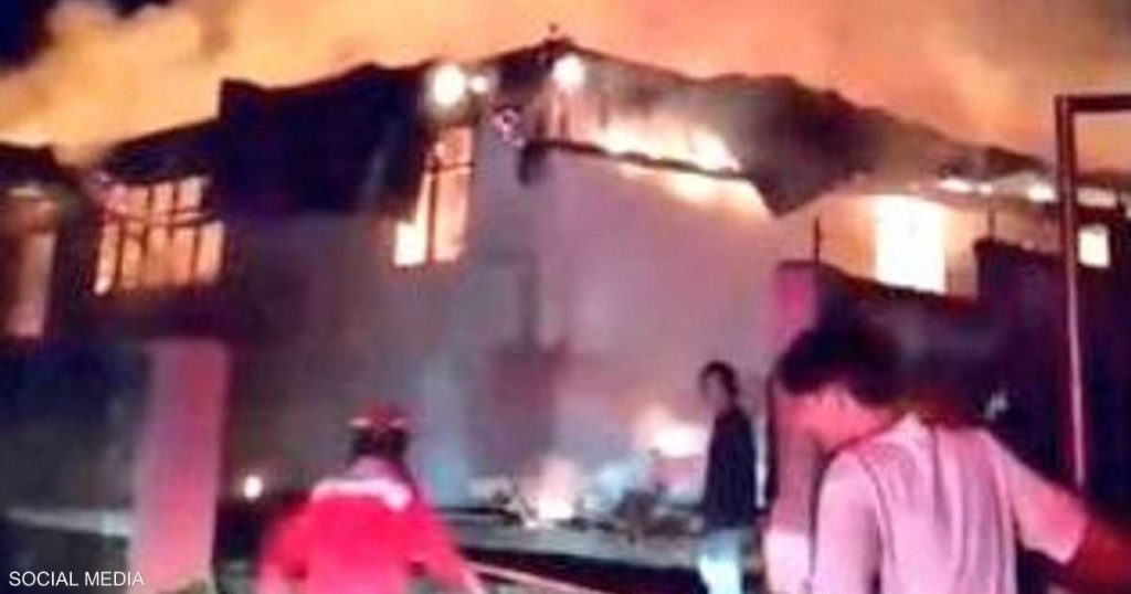 إندونيسيا.. حريق في دار مسنين يقتل 16 شخصا