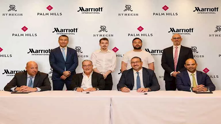 شراكة بين بالم هيلز وماريوت العالمية لتطوير سانت ريجيس بالم هيلزالجيزة