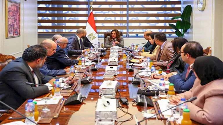 منال عوض تبحث تطوير الخدمات الرقمية لوزارتي التنمية المحلية والبيئة