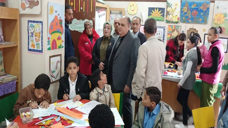 “اللبان” يتفقد عددا من المواقع الثقافية بالمنيا