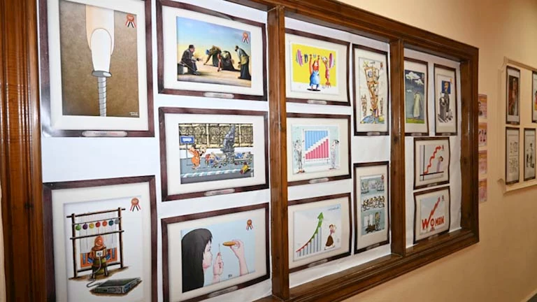 ورش فنية وتوزيع جوائز.. ختام مهرجان الكاريكاتير المصري اليوم