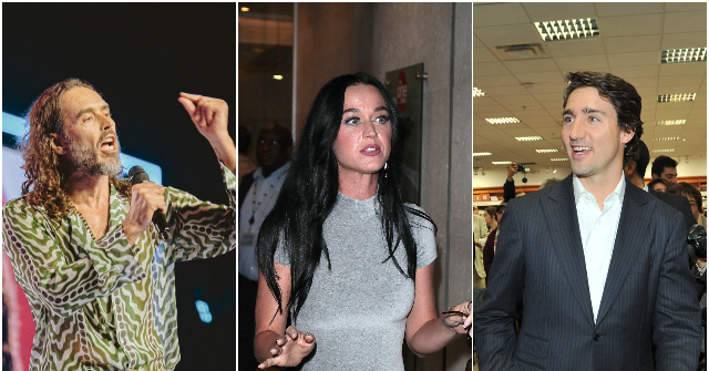 راسل براند يشوي قصة كاتي بيري الرومانسية مع جاستن ترودو “لاعب العولمة”