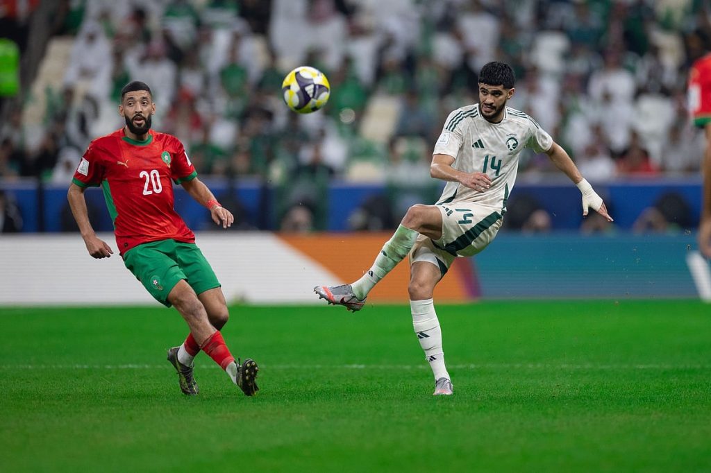 كأس العرب 2025.. السعودية تتأخر بهدف دون رد أمام المغرب بالشوط الأول