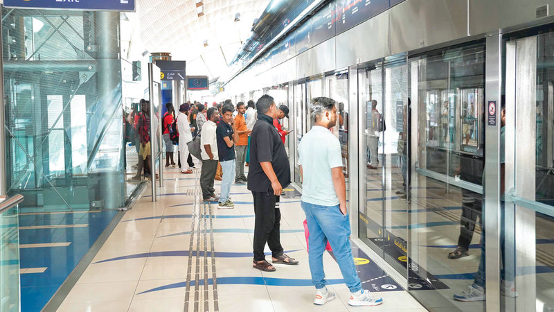 حملة لنشر قواعد استخدام مترو وترام دبي