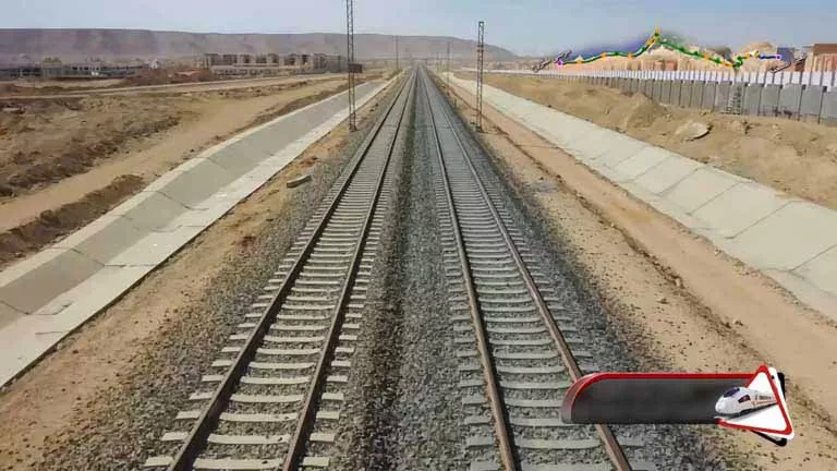 25 صورة جوية تكشف أحدث الأعمال بالخط الأول للقطار الكهربائي السريع
