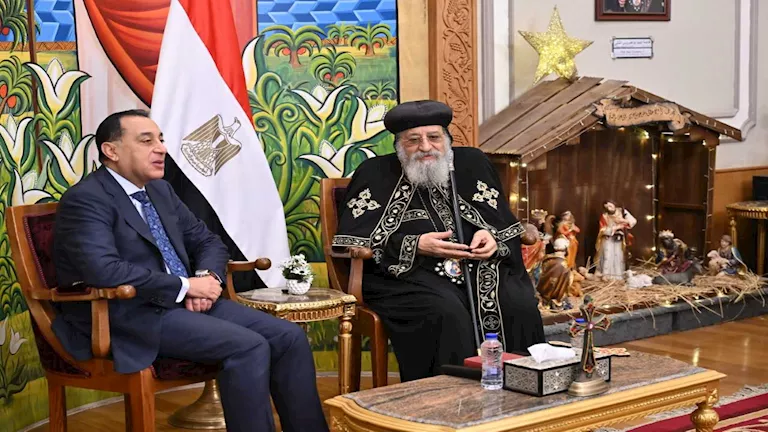 رئيس الوزراء يهنئ قداسة البابا بعيد الميلاد: فرصة عظيمة لإظهار المحبة