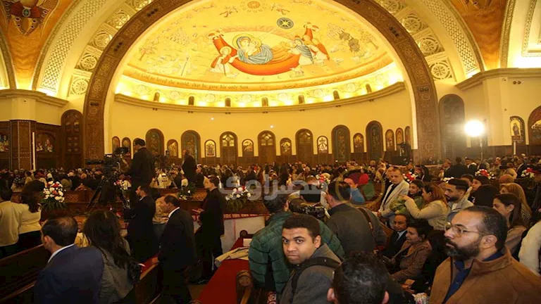 20 صورة ترصد قداس عيد الميلاد المجيد بكاتدرائية “ميلاد المسيح”
