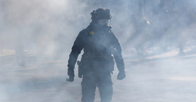 عض إصبع الوكيل الفيدرالي من قبل مينيابوليس ريوتر المزعوم