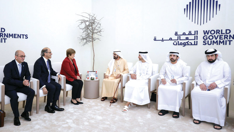 محمد بن راشد: التعاون الدولي ركيزة أساسية لتعزيز الاستقرار الاقتصادي العالمي