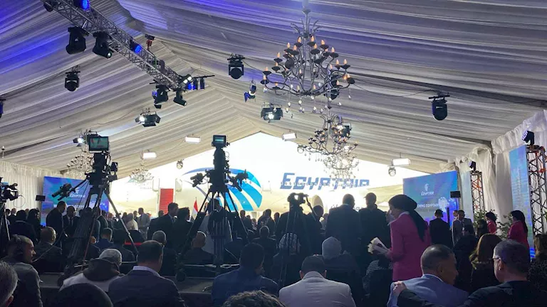 مصر للطيران تحتفل بتسلّم أول طائرة إيرباص من طراز “A350-900”